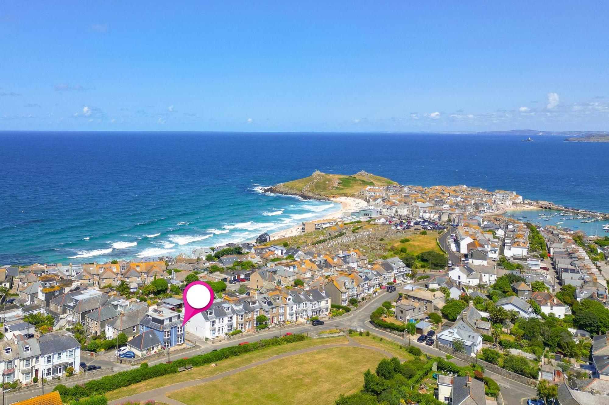 Seabreeze 3 - Seaview & Parking Apartment St Ives  Bagian luar foto